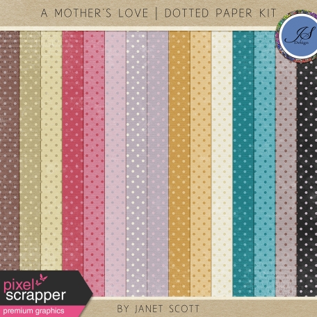 A Mother's Love - Dotted Paper Kit