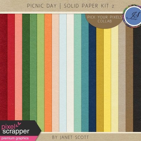Picnic Day - Solid Paper Kit 2