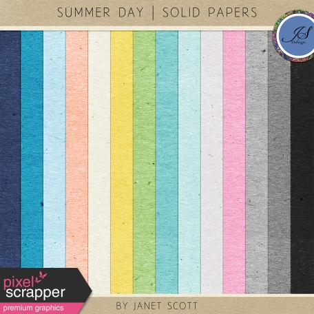 Summer Day - Solid Paper Kit