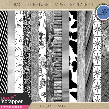 Back to Nature - Paper Template Kit