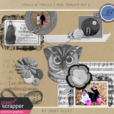 Chills & Thrills - Mini Template Kit 2