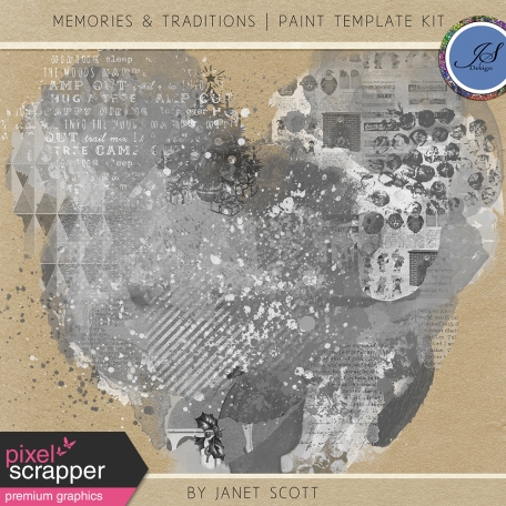 Memories & Traditions - Paint Template Kit