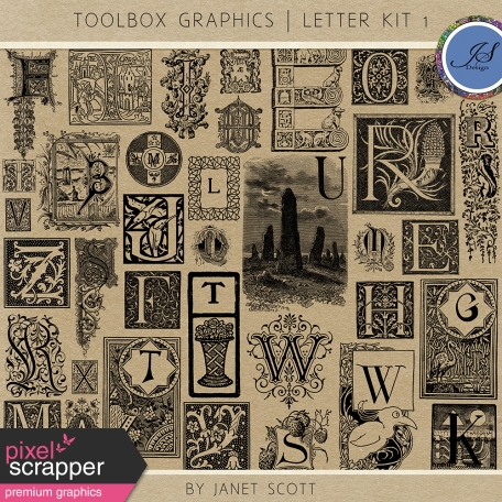 Toolbox Graphics - Letter Kit 1