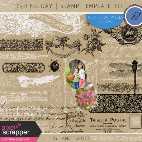 Spring Day - Stamp Kit