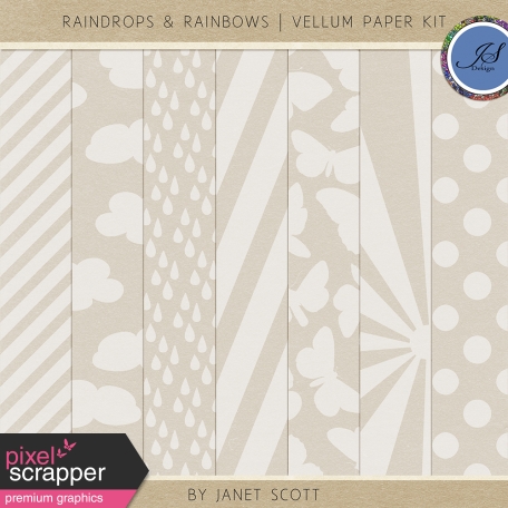 Raindrops & Rainbows - Vellum Kit