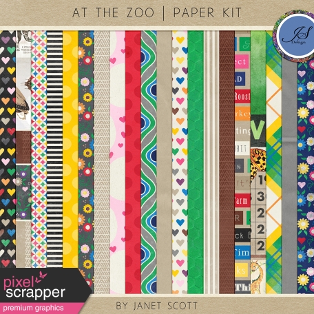 At the Zoo - Paper Kit
