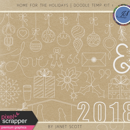 Home for the Holidays - Doodle Temp Kit 1