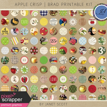 Apple Crisp - Brad Printable Kit