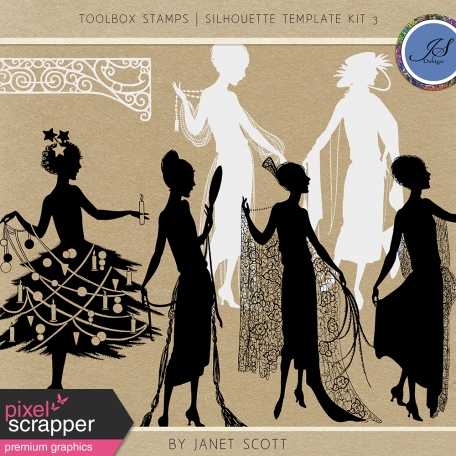 Toolbox Stamps - Silhouette Template Kit 3