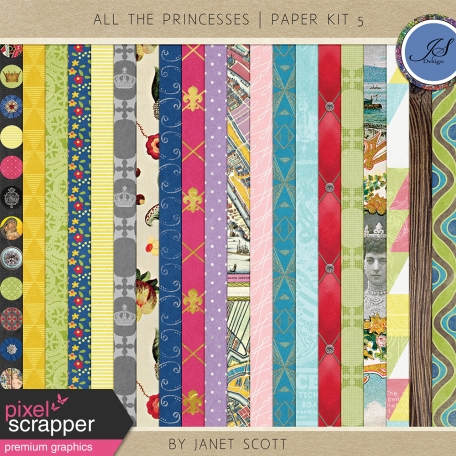 All the Princesses - Paper Kit 5