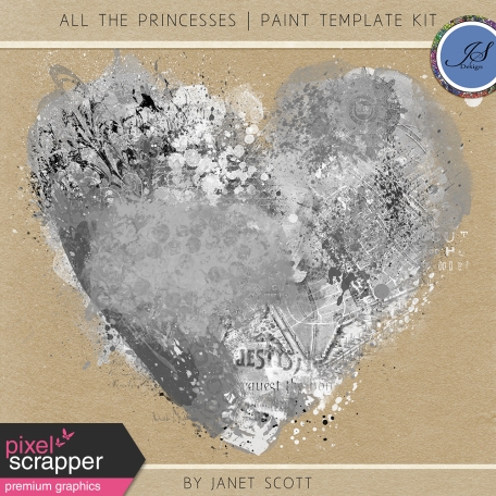 All the Princesses - Paint Template Kit