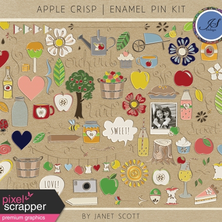 Apple Crisp - Enamel Pin Kit