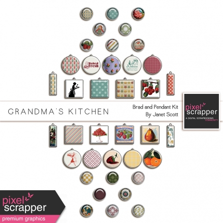 Grandma's Kitchen - Brad and Pendant Kit