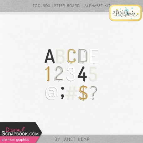 Toolbox Letter Board - Alphabet Kit