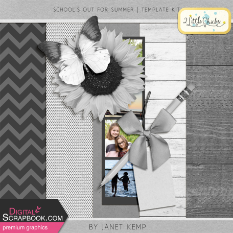 School's Out for Summer - Template Kit