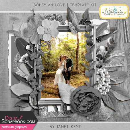 Bohemian Love - Element Template Kit