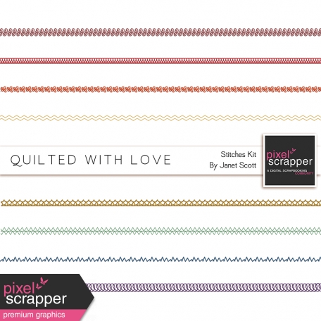 Quilted With Love - Stitches Kit