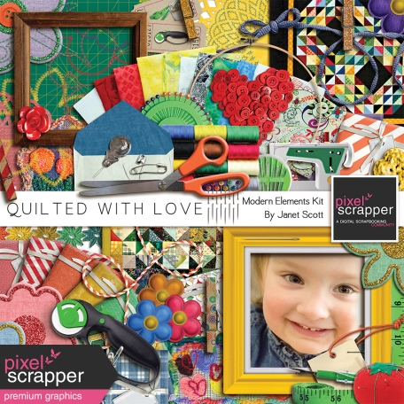 Quilted With Love -  Modern Element Kit