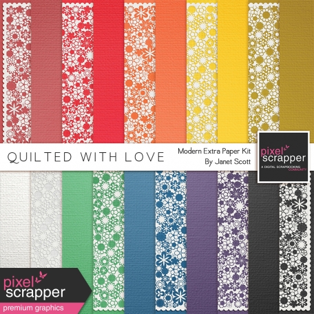 Quilted With Love - Modern Extra Paper Kit