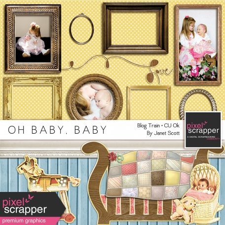 Oh Baby, Baby - June 2014 Blog Train Mini Kit