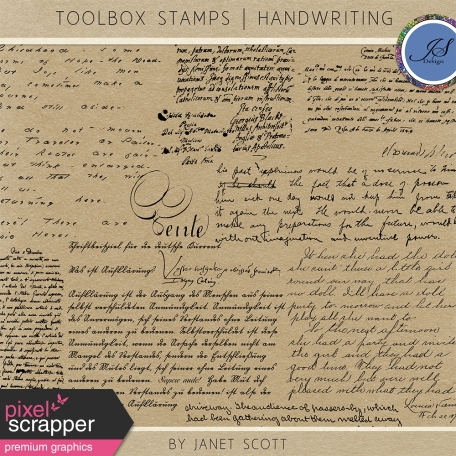 Toolbox Stamps - Handwriting Kit