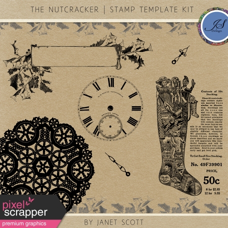 The Nutcracker - Stamp Template Kit