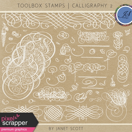 Toolbox Stamps - Calligraphy Kit 2