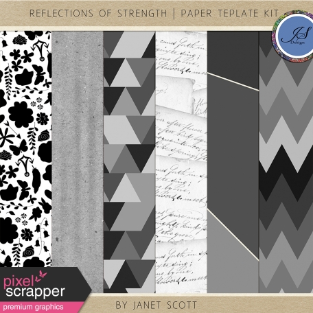 Reflections of Strength - Paper Template Kit