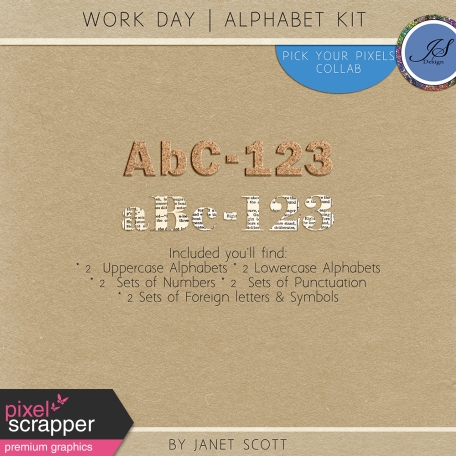 Work Day - Alphabet Kit