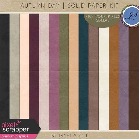 Autumn Day - Solid Paper Kit