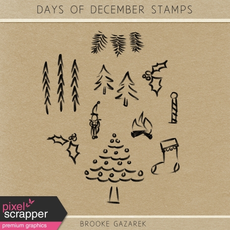 Days of December Stamps Kit