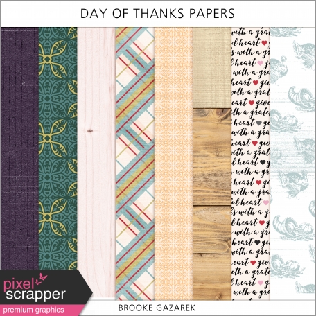 Day of Thanks Papers Kit