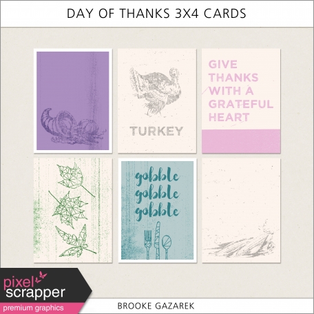 Day of Thanks 3x4 Cards Kit