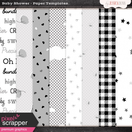 Baby Shower Paper Templates