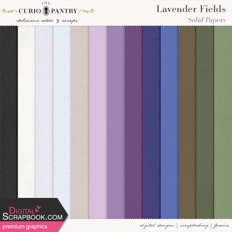 Lavender Fields Solid Papers