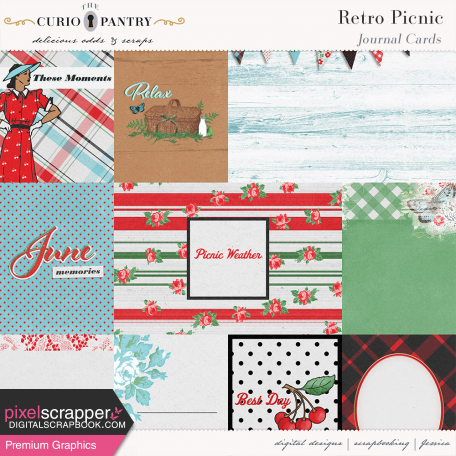 Retro Picnic Journal Cards