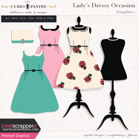 Lady's Dressy Occasion Templates