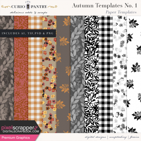 Autumn Templates No. 1 - Papers