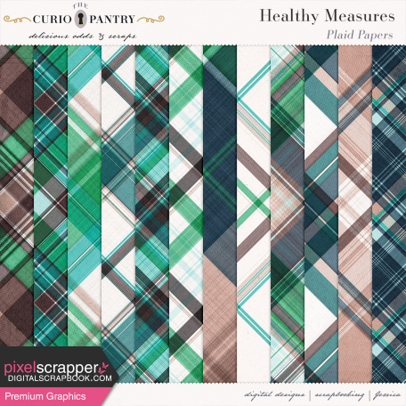 Healthy Measures Plaid Papers