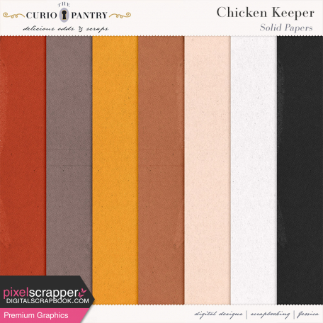 Chicken Keeper Solid Papers