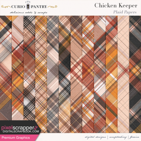 Chicken Keeper Plaid Papers