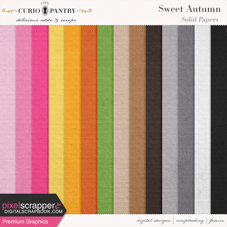 Sweet Autumn Solid Papers