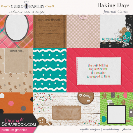 Baking Days Journal Cards