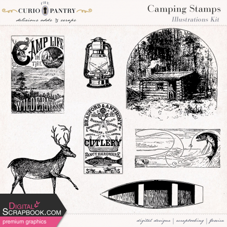 Camping Stamps