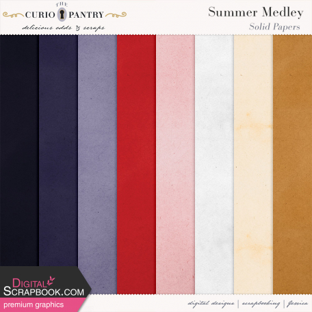Summer Medley Solid Papers