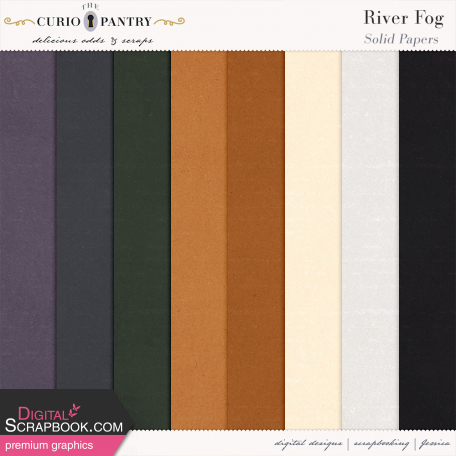 River Fog Solid Papers