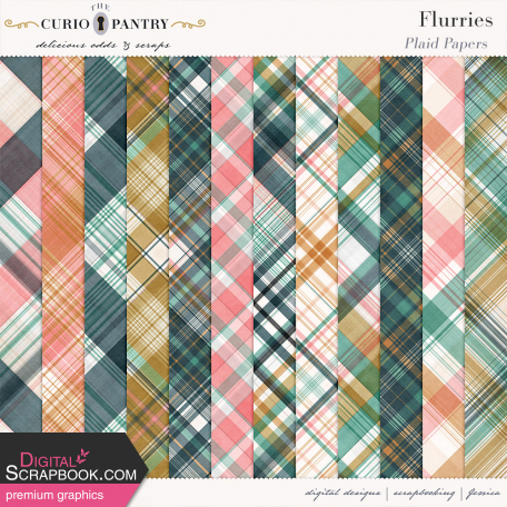 Flurries Plaid Papers