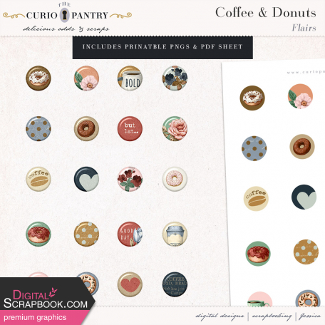 Coffee and Donuts Flairs