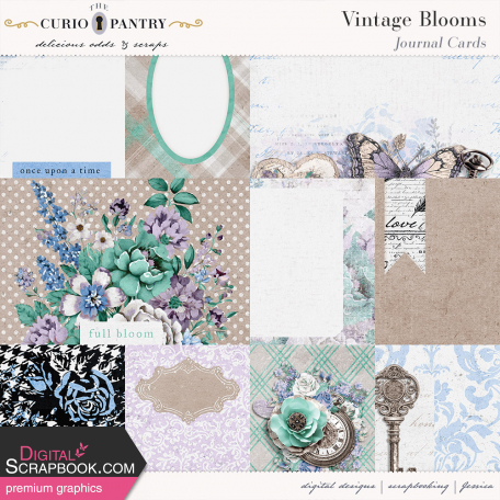 Vintage Blooms Journal Cards
