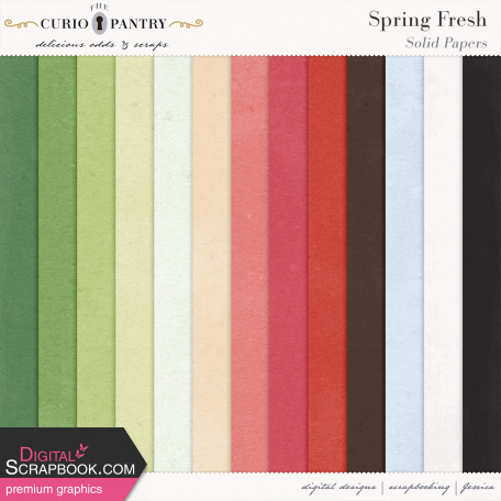 Spring Fresh Solid Papers